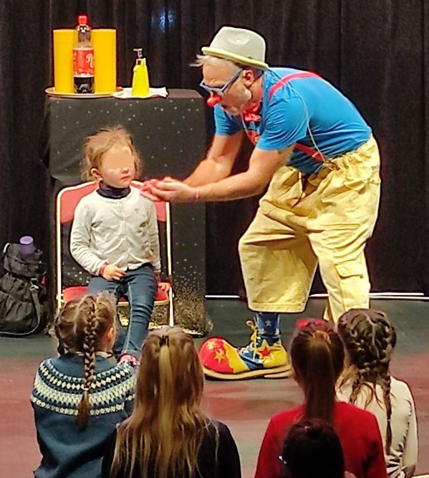 clown enfants en Bretagne animation drôle et interactive